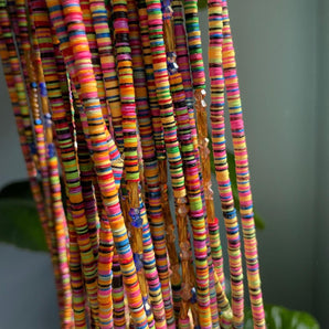 Tribal And Neon Elastic Waistbeads