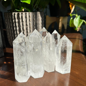 Clear Quartz Tower