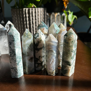 Moss Agate Towers