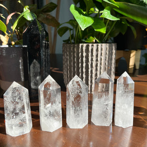 Clear Quartz Tower