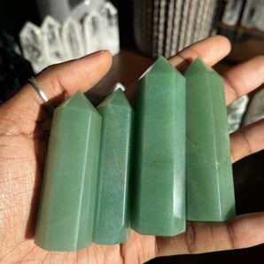 Green Aventurine Tower intuitively chosen