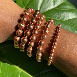 Copper Stretchy Bracelets