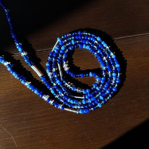 Royal Blue Tie On Waistbeads